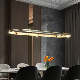Lampade a sospensione Sala da pranzo Lampadario Moderno tavolo semplice Bar Cafe Light Luxury Art Luci colorate