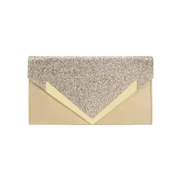 Borse da sera Fashion Shiny Flash Material Pochette Busta in pelle PU per Lady Woman Girl Female 230804