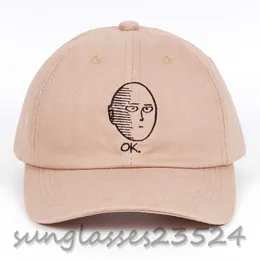 ONE PUNCH-MAN Cartoon hat, humorous pattern, cute and playful, couple hat, stick figure hat