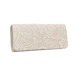 Evening Bags Lace Clutch Simple Decent Flower Pattern Lady Woman Bag for Special Event Shopping Dating Wedding 230804