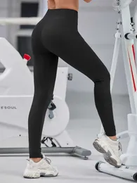 Kvinnor Sport Leggings Fitness Running High midja Naken Feeling Push Up Yoga Pants Gym Girl Tights
