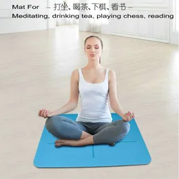 Yoga Mats 604004cm PU Rubber Handstand Mat Position the Auxiliary Soft Shock Meditating Pad Drinking Tea Playing Chess 230814