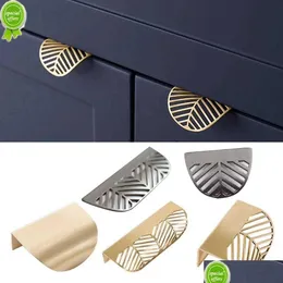 Baking Pastry Tools New Novelty Leaves Furniture Handles Cabinet Knobs And Der Wardrobe Door Kitchen Handle Hardware Drop Delivery H Dhqzv