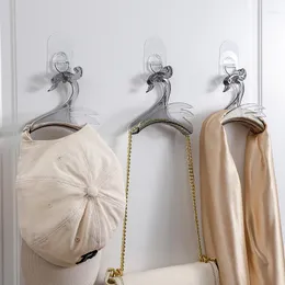 Hängare svan hängande väska rack förvaring hem garderob hatt halsduk sjal plånbok handväska välvd hängkrok