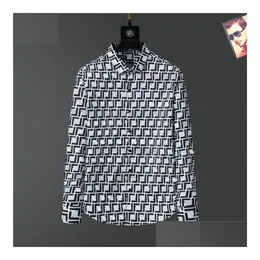 メンズドレスシャツメンズレタープリントTブラックファッションデザイナー夏の高品質トップショートシャツサイズM-XXXLBU4ドロップ配信DHKQN