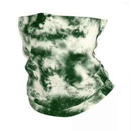 Sciarpe Verde Tie Dye Bandana Scaldacollo Stampato Passamontagna Sciarpa Avvolgente Caldo Ciclismo Equitazione Unisex Adulto Antivento