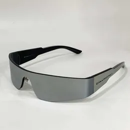 블랙 나일론 BB0041S 선글라스의 모노 사각형 선글라스 숙녀 디자이너은 그라디언트 두꺼운 렌즈 풀 렌즈 좁은 직사각형 마스크 남성 패션 안경