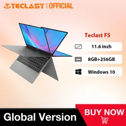 Teclast F5 11,6 pollici Laptop Touch Screen Windows 10 Notebook 8GB DDR4 256GB SSD Intel N4100 1920x1080 IPS 360° Laptop Type-C