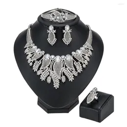 Necklace Earrings Set MUKUN Fashion Wedding Bride Bridesmaid Exquisite Luxury Jewelry Accessories Women Attending Banquet