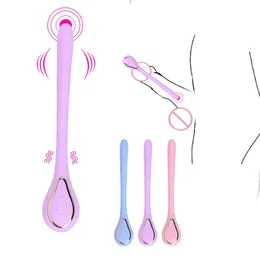 Adult Toys 10 Frequency Vibrating Urethral Vibrator Catheter Penis Plug Dilator Horse Eye Insertion Urethra Sound Dilato Sex for Men 230804