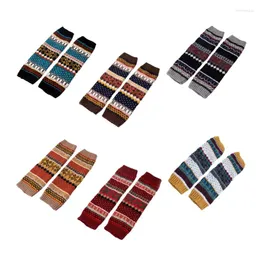 Women Socks Fashion Loose Legs Warmer Knitted Boot Cuffs Gaiters Winter Sock For Girls Drop