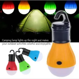 Portable Outdoor Hanging Tent Camping Lamp Soft Light LED Bulb Waterproof Lanterns Night Lights 3*AAA Battery not included