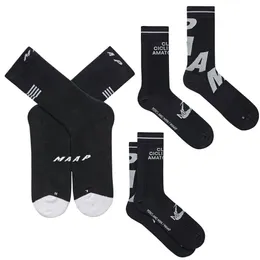 Sports Socks MAAP Cycling Breathable Road Bike Men Women Football Basketball Running Calcetines Ciclismo Hombre 230814
