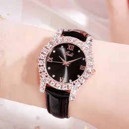 Womens Watch 시계 고품질 고급 벨트 벨트 세련된 다이아몬드 캐주얼 쿼츠 바터리 시계