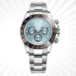 Mens Luxury Gold Watch Dayton Automatic Mechanical Designer Montreux Luxury 40mm قابلة للطي مشبك الفولاذ المقاوم للصدأ