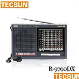 Radio Tecsun R-9700dx FM Original SW MW 고감도 세계 밴드 수신기 스피커 휴대용 1285H 드롭 배달 전자 장치 TE DHJUA