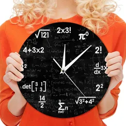 壁時計の周期的な要素のテーブル化学時計クリエイティブ数学科学アート装飾ハンギングウォッチホームオーナメント
