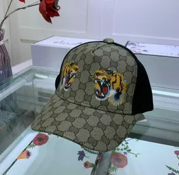 2024Design Tiger Animal Hat broderad Snake Men's Brand Herr- och kvinnors baseballmössa