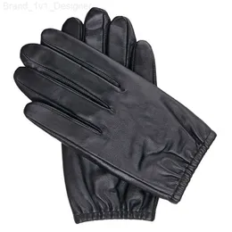 Five Fingers Gloves gloves men genuine leather gloves summer winter driving goatskin best quality new brand breathable leather L230804