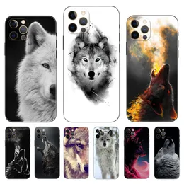 iPhone 15 Pro Max 14 Plus 13 12 11 XR XS 8 7 iPhone15 Animal Fire Moon Smart Mobile 휴대 전화 백 피부 도매