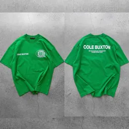 2023SS Vintage Cole Buxton T Shirt Hochwertige Baumwollboxer Druck runden Hals Kurzarm Casual Fashion CB T -Shirts Y2K C3