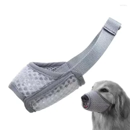 Hundehalsbänder Maulkorb mittlerer Größe zum Beißen und Bellen, atmungsaktives Mesh-Kauen mit verstellbarer Schnalle