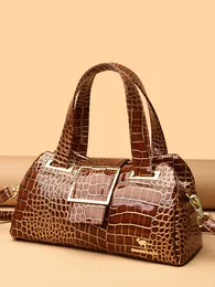 HBP Luxus Designer Handtasche Marke Umhängetaschen für Frauen 2023 Neue Krokodil patent leder Schulter Taschen Casual Tote Tasche Bolsos