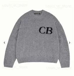 Cole Buxton Designer Knitted Sweatpants Fashion Vintage Jacquard CB Men's Top Level Version Premium Wool Men's Sweatshirt Set Cole Buxton Sweater 389