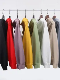 Women's Hoodies Men's And Solid Coat Sweatshirt 600g Super Soft Fleece Thickened Pullover Hoodie Sweater Blank Basic