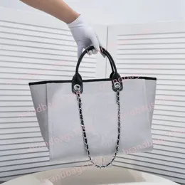 38 cm Tasarımcı Çantalar Tote Beach Yaz Alışveriş Çantası Tuval Kitap Totes Kadınlar Büyük Çantalar Deri Omuz Çantaları Çanta Crossbody Messide En İyi Kalite