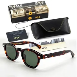 НОВЫЙ стиль, модный стиль, солнцезащитные очки для вождения автомобиля, солнцезащитные очки Johnny Depp Lemtosh, спортивные мужские и женские поляризационные суперсветильник с коробкой, тканевый LM8G