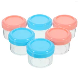 Baking Tools Stackable Storage Containers Travel Condiments Holder Small Lids Sauce Mini Food Salad Dressing Clear