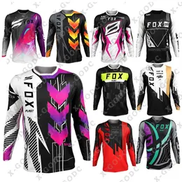 Cycling Shirts Tops Motocross Jerseys Mountain Bike Racing MTB Shirts Offroad DH Motorcycle Downhill Sportwear Clothing FOXPLAST Shirt Spexcel 230804