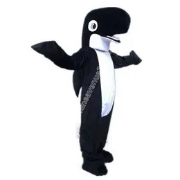 Black Shark Dolphin Mascot Costume Top Cartoon Anime theme character Carnival Unisex Adults Size Christmas Birthday Party Outdoor Outfit Suit