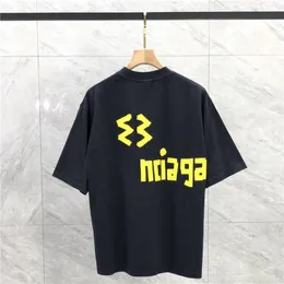 Tasarımcı Erkek Tişörtler Unisex Kadın Moda Gevşek Pamuk Kısa Kollu Mektuplar Baskılı T-Shirt Hip Hop Street Giyim Tshirt Sıradan Üst Tees Boyutu S-XXL