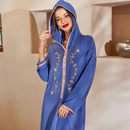 Ubranie etniczne Ramadan Eid Kaftan Dubai Abaya muzułmańska arabska indyka islamska ubrania modlitewne kobiety Marocain szatę djellaba femme muzulmane ke