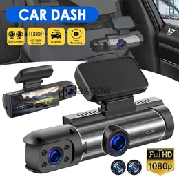 CAR DVRS DASH CAM 316 -tum Duallens Driving Recorder Front Inside Camera Gsensor HD Night Vision Wideangle Car DVR X0804 X0804