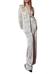 Damen-Nachtwäsche, Damen-Pyjama-Set aus Seide mit Spitzenbesatz, Camisole und Shorts, 2-teilige Loungewear