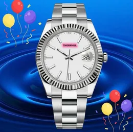 5A Designer-Herrenuhr, luxuriöse automatische mechanische Uhrwerkuhren für Herren, 41 mm Tag- und Datumsanzeige, Saphirspiegel, 904L-Edelstahl-Armbanduhr, Montello-Moissanit