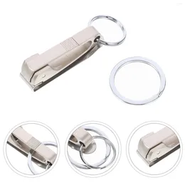 Клавные ремни для брелок Titanium Ring Pendant Men Sureath Duty Metal Keyrings Careys Carabiner