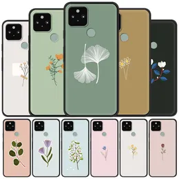 Apricot Leaf Flower Soft TPU Case For Iphone 15 Plus 14 Pro MAX 13 12 11 XR XS 8 7 iPhone15 Fashion Spring Blossom Chrysanthemum Rose Butterfly Mobible Phone Back Cover