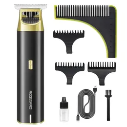 T-blade شعر قصاصة القصص للرجال Zero Zero Gapped Trimmer Hair Cutting Machine Machine Rechargable