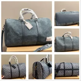 Keepall Bandouliere 45 더플 랜지 가방 여행 남성 여성 디자이너 더플 L 스포츠 토트 핸드백 어깨 야외 대용량 페이드