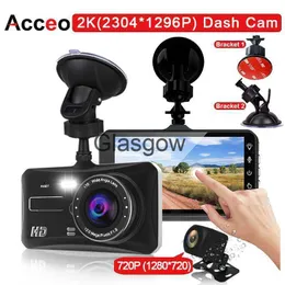 Car DVRS Car DVR 40 pouces Dash Cam Cam Avant et arrière Caméra VIDEO VIDEO RECORDE BOX NOIR BOX FULL HD 1296P NIGHT VISION REGORDRER X0804 X0804