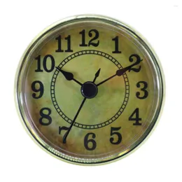 Watch Repair Kits Black Arabic Numeral Clock Insert Movement Golden DIY Craft