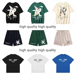 2023 Summer new Mens Women Designers maglietta rappresentativa Loose Popolare nel Regno Unito Marchi di moda Cotton Tops Shirt Stampa grafica Tees Abbigliamento Magliette yy