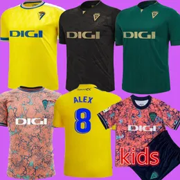 23 24 Cadiz Soccer Jerseys Fali Sobrino 2023 2024 Alex I.Alejo Ocampo Football Shirts Chris Ramos Luis A.Negredo Men Uniforms Kids Kit Socks Full Sets