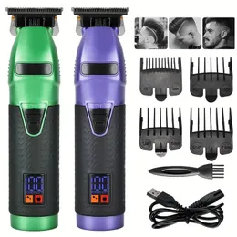 Elektrischer Haarschneider, kabellos, wiederaufladbar, Haarschneider mit LED-Anzeige, Haarschneider für Männer