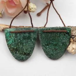 Pietre preziose sciolte Perline di pietre preziose turchesi africane naturali per gioielli che fanno accessori per orecchini donna fai da te 21x4mm7g