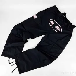 Calças de carga Cortezs Alcatraz calças de grife de designer de vários bolsos de bolso solto calças de esportes casuais de rua reta pernas retas Men Jogger Y2K Goth Cargo Pants 865